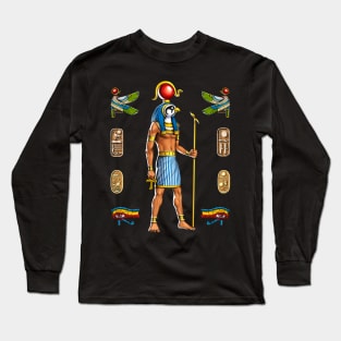 Egyptian God Horus Long Sleeve T-Shirt